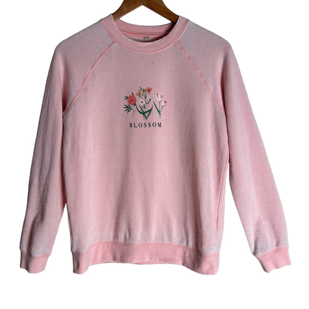 Women’s Pink Long Sleeves Sweatshirt Small